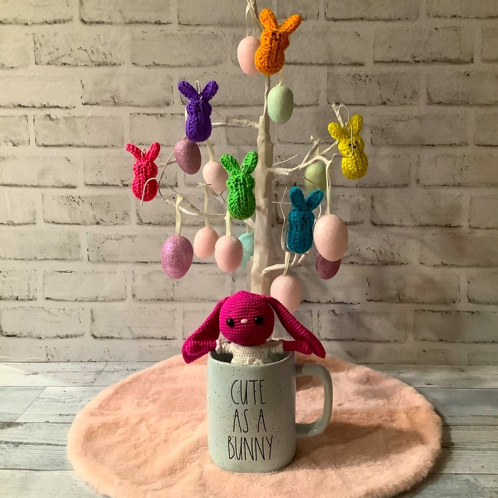 Rae Dunn Ceramic Cute As A Bunny Easter Mug Only